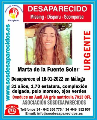 Buscan a una joven de 31 años desaparecida desde el martes