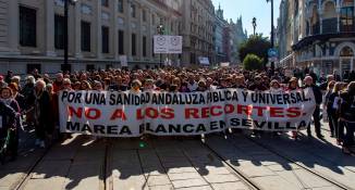 Marea Blanca convoca una manifestación en Sevilla