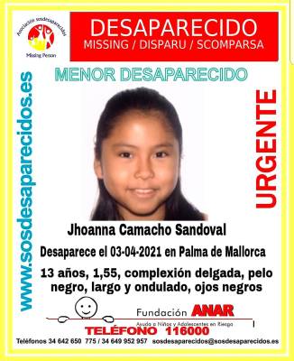 Buscan a una niña de 13 años desaparecida en Palma la semana pasada