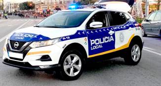 Vehículo de la Policía Local de Cádiz. / El Correo