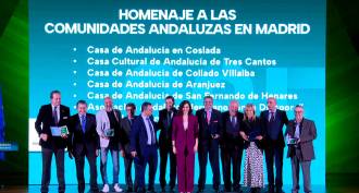 Homenaje a las comunidades andaluzas de Madrid