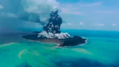 Isla del volcán Hunga Tonga-Hunga Haapai / EP