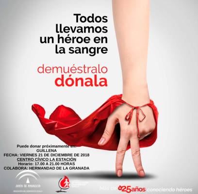 Jornada de donación de sangre en el Centro Cívico de Guillena