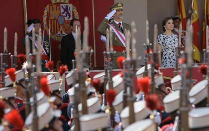 Los Reyes presidirán el 1 de junio en Sevilla el desfile de las Fuerzas Armadas