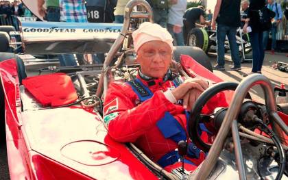 Fotografía de archivo que muestra a Niki Lauda en la carrera de las leyendas de Red Bull en Spielberg (Austria). / EFE