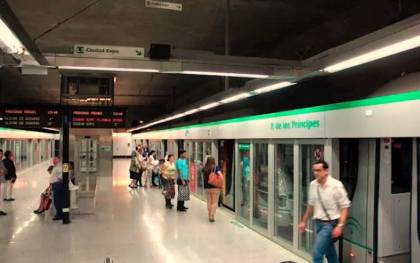 El Metro de Sevilla reanuda su servicio en condiciones normales