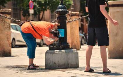 Asciende a naranja la alerta por calor este jueves en Sevilla