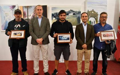 El pintor jerezano Roberto Barba gana la XIV edición del Concurso de Pintura Rápida ‘Ciudad de Osuna’