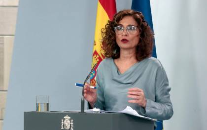 La ministra de Hacienda y portavoz del Ejecutivo, María Jesús Montero. / El Correo