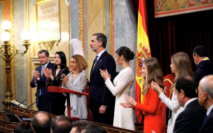 El Rey, en la apertura de las Cortes: «España no puede ser de unos contra otros, debe ser de todos y para todos»