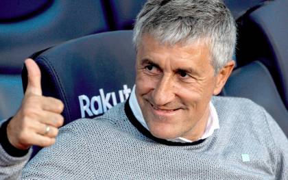 El entrenador del Real Betis Balompié Quique Setién. EFE/Quique García