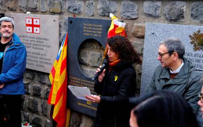 La Generalitat habla de «presos políticos» en un campo de concentración nazi