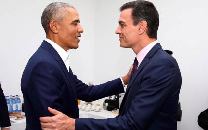 Sánchez y Obama hablan de migración y cambio climático