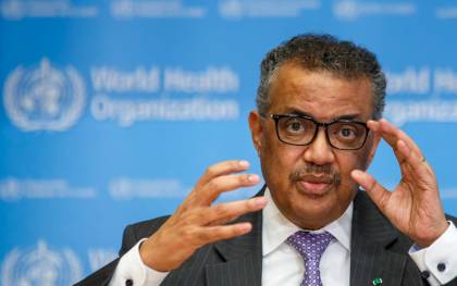 El director general de la Organización Mundial de la Salud (OMS), Tedros Adhanom Ghebreyesus. EFE/ Salvatore Di Nolfi/Archivo