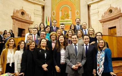 Ciudadanos preside el Parlamento andaluz con una Mesa sin Adelante Andalucía