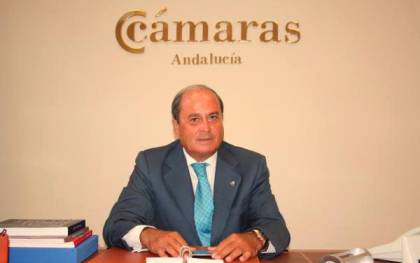 Antonio Ponce, presidente del Consejo Andaluz de Cámaras de Comercio. / El Correo