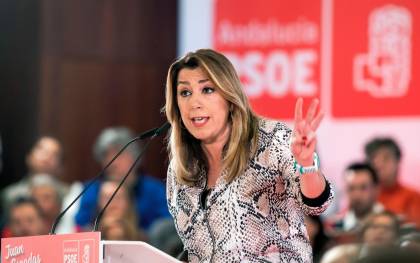 Susana Díaz: «No se pueden quedar en casa porque corremos el riesgo de que pase como en Andalucía»