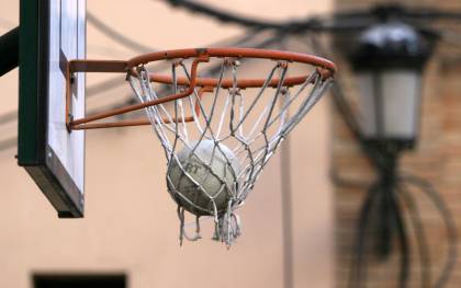 Una canasta de baloncesto. / José Manuel Cabello