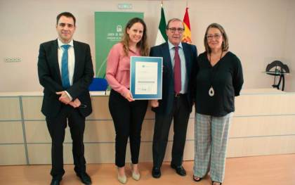 Acto de entrega de la certificación de Calidad Sanitaria de Andalucía al HLA Santa Isabel.