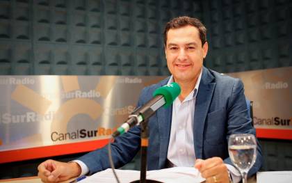 El presidente de la Junta de Andalucía y líder del PP-A, Juanma Moreno.