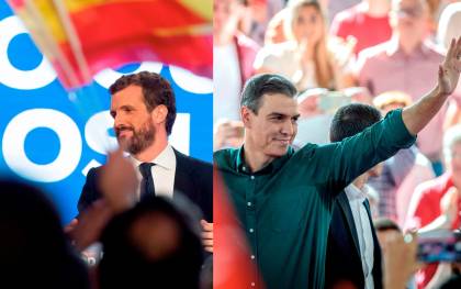 Casado ve posible gobernar y Sánchez le acusa de reforzar a la ultraderecha