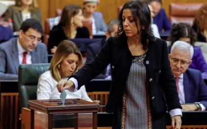 Marta Bosquet, diputada de Cs elegida presidenta del Parlamento andaluz. Foto: E.P.