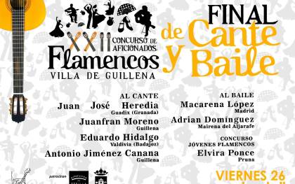 Viernes 26 de abril, gran final del XXII Concurso de Aficionados Flamencos en la peña la Rivera de Guillena