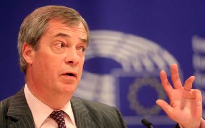 El eurodiputado británico Nigel Farage. / EFE