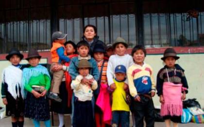 Niños peruanos de la Escuela Niño Jesús que integrarán el taller. / El Correo