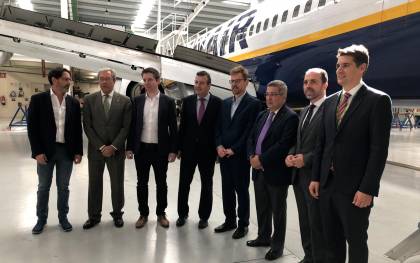 Presentación del primer centro de mantenimiento en España de Ryanair