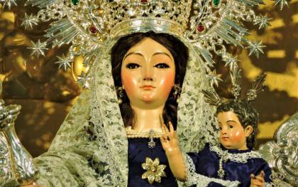Imagen de la Virgen de Montemayor de San Juan de la Palma.