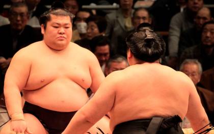 Luchadores de sumo. / El Correo
