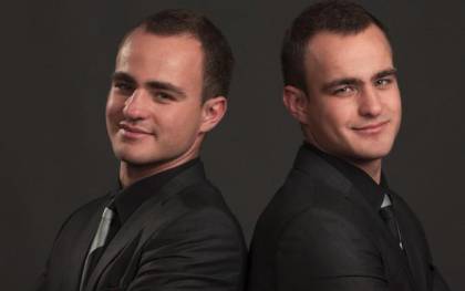 Los gemelos clarinetistas, Daniel y Alexander Gurfinkel.