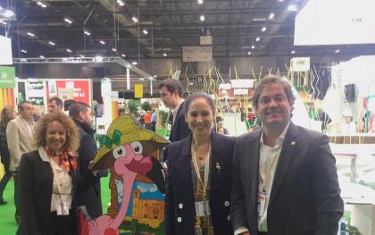 Osuna promociona sus productos ecológicos de Las Turquillas en Fruit Attraction, la Feria Internacional de Frutas y Hortalizas de Madrid