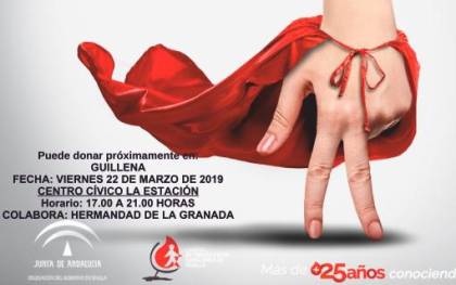 Jornada de donación de sangre en el centro cívico de Guillena