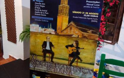 Dedican a Jesús Heredia la edición número 40 de la Noche Flamenca Ecijana