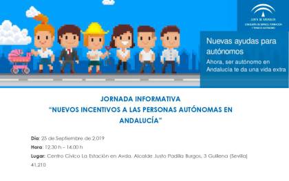Jornada informativa ‘Nuevos incentivos a las personas autónomas en Andalucia’