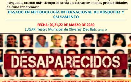 Olivares acoge un curso de búsqueda de personas desaparecidas en el medio rural