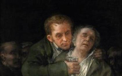 ‘Goya atendido por el doctor Arrieta’ (1820).