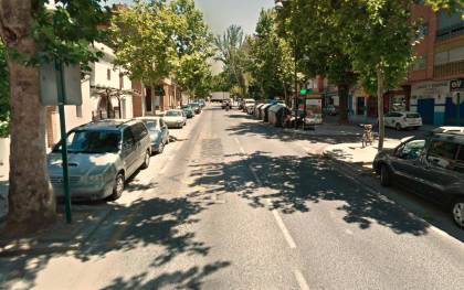 Avenida Cervantes de Granada donde habría tenido lugar los hechos. / Google Maps