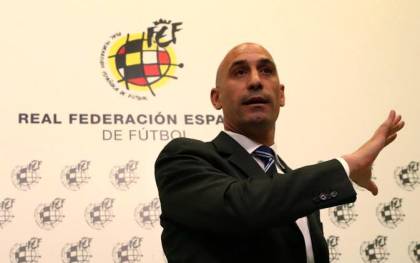 Luis Rubiales, presidente de la Real Federación Española de Fútbol. / EFE