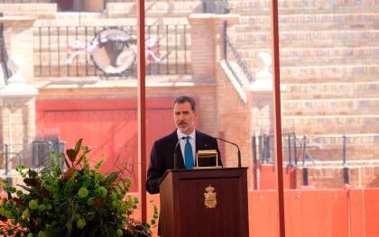 Felipe VI en Sevilla: «La educación hace que una nación sea más competitiva y admirada»
