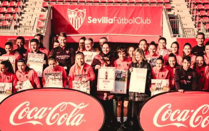 Coca-Cola y el Sevilla presentan su calendario 2020