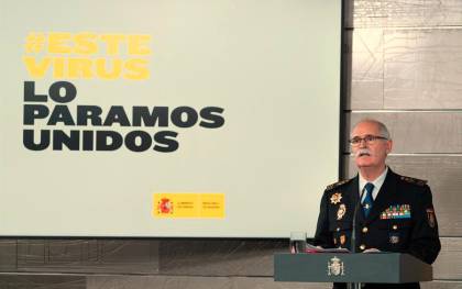 El subdirector general de Logística e Innovación de la Policía Nacional, el comisario principal José García Molina. / Efe