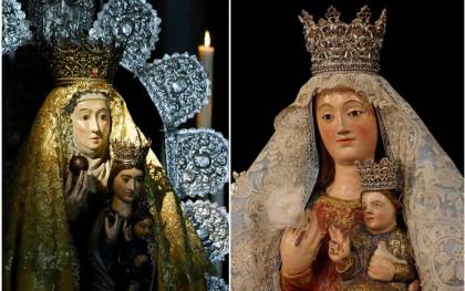 Imagen de Santa Ana y de la Virgen de Valme de Dos Hermanas. Foto: El Correo. 