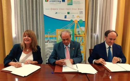 Focomar sella un acuerdo de colaboración entre los puertos de Huelva y Algeciras