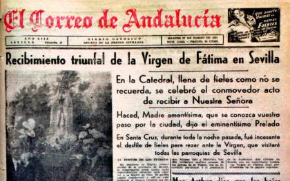 Hoy se cumplen 103 años de la primera aparición de la Virgen de Fátima 