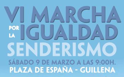 Marcha por la Igualdad con ruta de senderismo por los parajes de Guillena