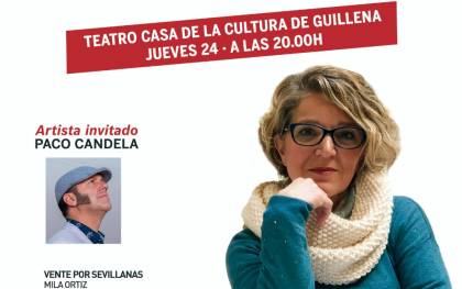 Jueves 24 de enero, Paco Candela en la Casa de la Cultura de Guillena