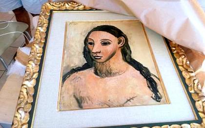  ‘Cabeza de mujer joven’, de Picasso. / EFE
